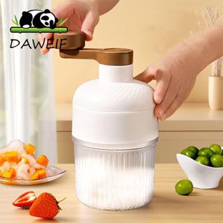 Máy làm đá Mini DAWEIF, với khuôn đá viên Máy nghiền đá thủ công, Máy làm sữa lắc cầm tay Máy làm mịn cầm tay Quà tặng mùa hè