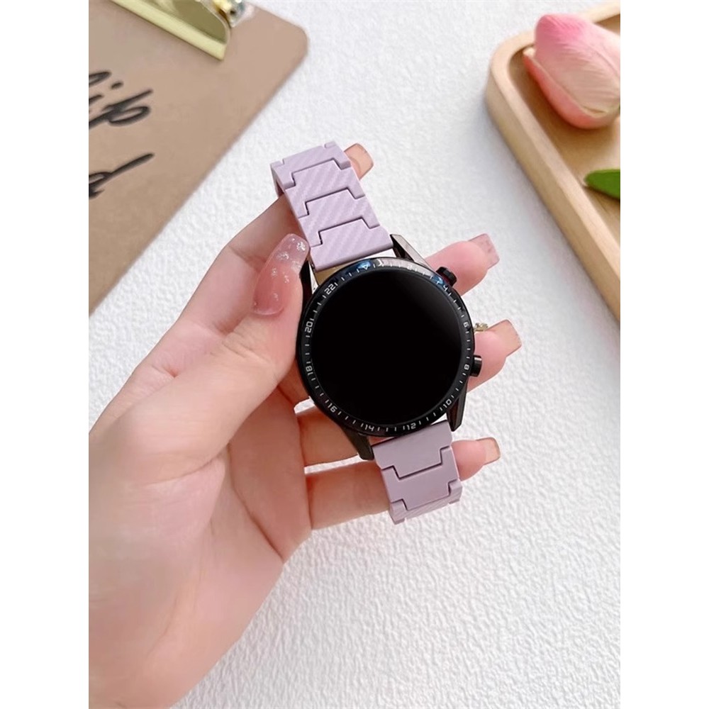 Nhựa Sợi Carbon Thích Hợp Cho Galaxy Samsung Watch8 / 7 / 6 / 5 / 4 Dây Đeo Cao Cấp Thể Thao Thoáng Khí Đồng Hồ4 / 5pro Dây Đeo Tay watch8classic Nam Nữ Phong Cách Mới Mùa Hè