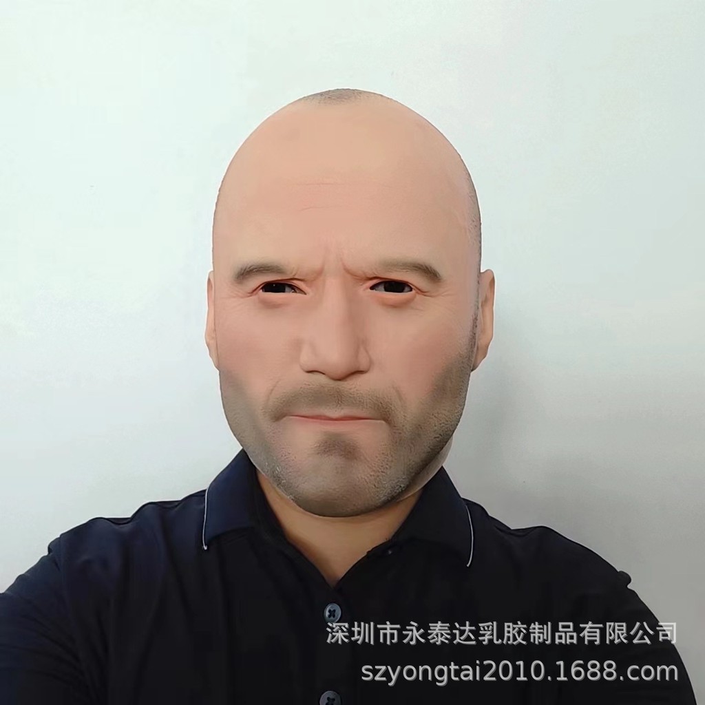 Stock Jason Statham mặt nạ cao su mũ đội đầu biểu diễn nổi tiếng Tiệc Halloween ngộ nghĩnh nhập vai 