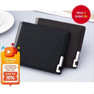 Ví Nam Mới Ngắn Mỏng Hợp Thời Trang Ví Thanh Niên Túi Đựng Thẻ Ví Phiên Bản Hàn Quốc Kẹp