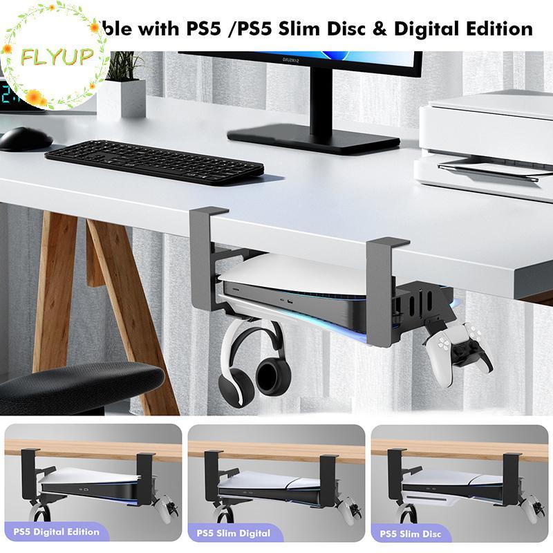 FLYUP "PS5 & PS5 Slim Console Stander Bracket Under Table Holder," VN