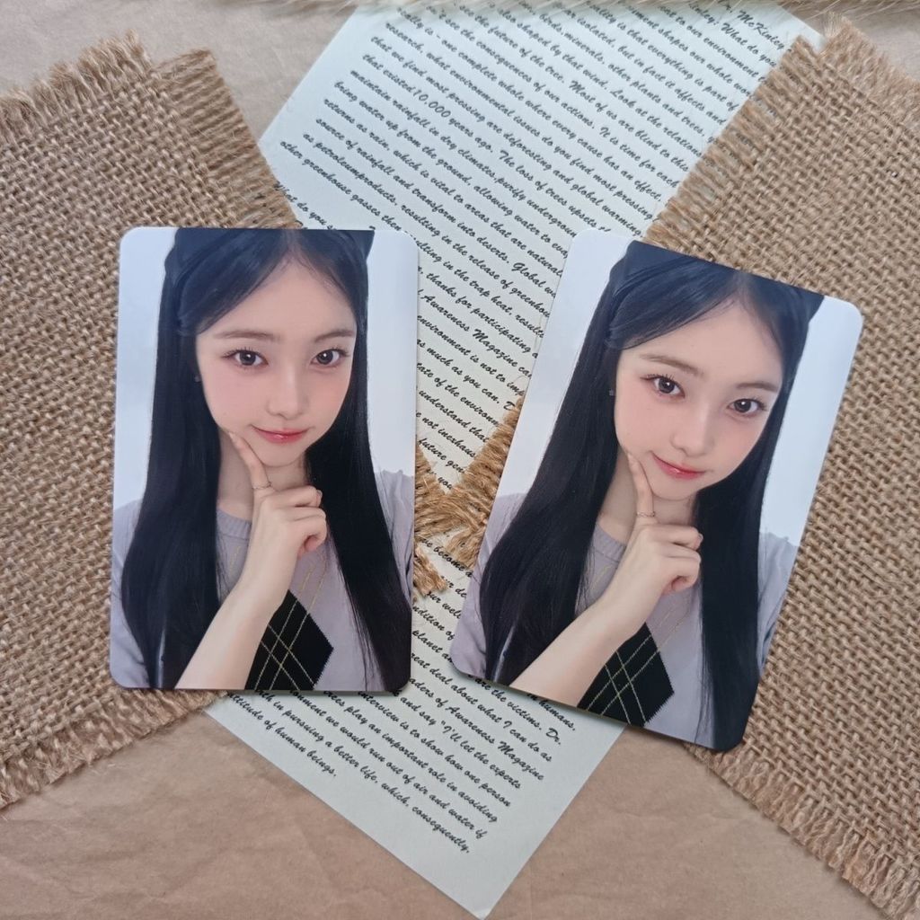 Thẻ nhỏ hearts2hearts ian thẻ nhỏ Zheng Yian thẻ nhỏ dingo7 k4 thẻ may mắn