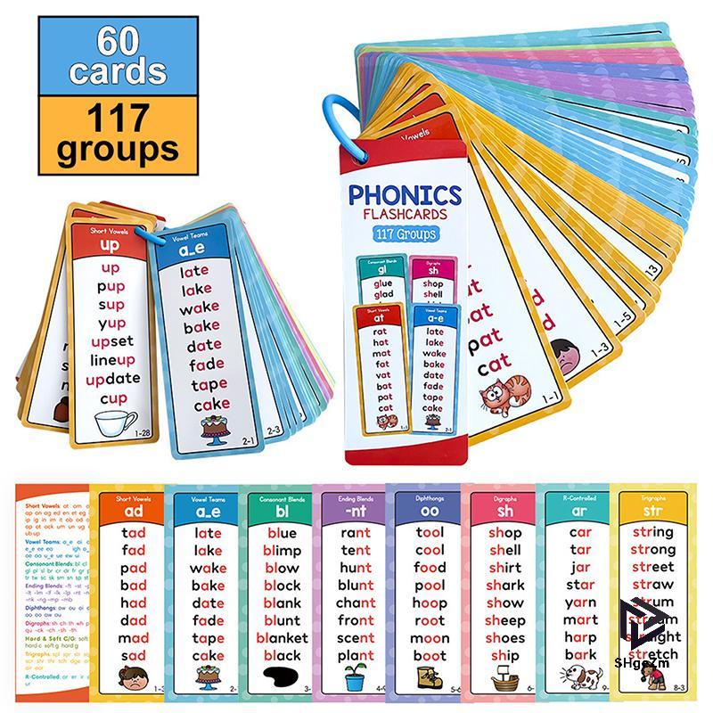 [SHgeZm] Danh sách từ ngữ Phonics, Danh sách cột từ ngữ âm 117 nhóm, Dụng cụ hỗ trợ giảng dạy xây dự