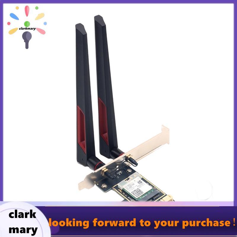 RTL8852BE Card WIFI6 không dây có Ăng-ten 10DB AX1800 802.11ax BT5.2 PCI-E Wireless Wlan Dual Band 2