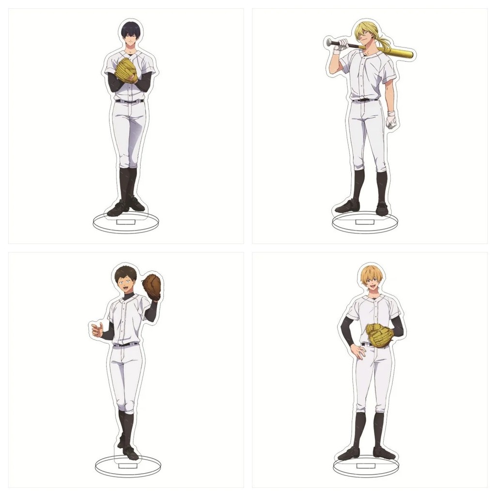 Standee Anime Boukyaku Battery mô hình mica nhân vật Kiyomine Haruka Kaname Kei trang trí bàn học qu