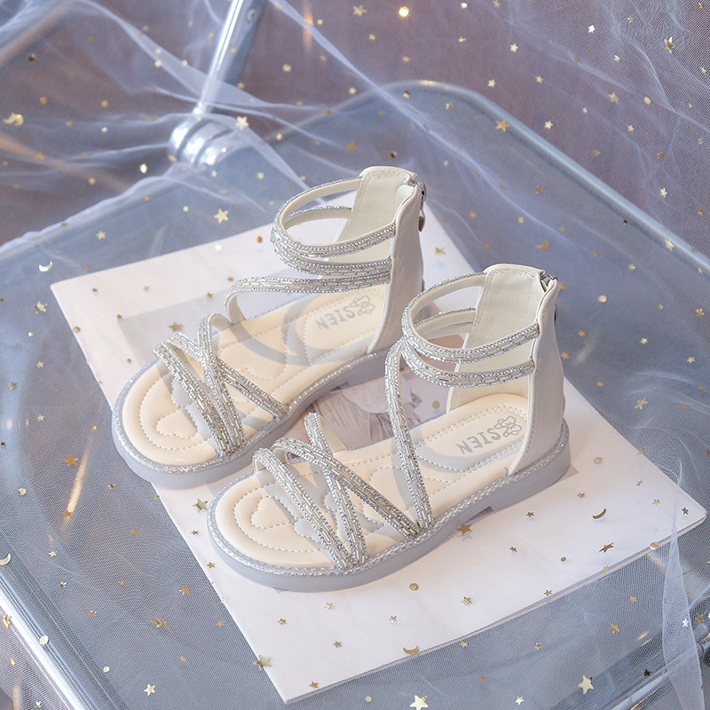 Giày Trẻ Em Lớn Mùa Hè Cho Bé Gái 60116