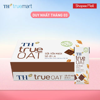 Thùng 48 Hộp Sữa Yến Mạch TH true milk OAT hương vị Sô Cô La 180ml (48 Hộp)
