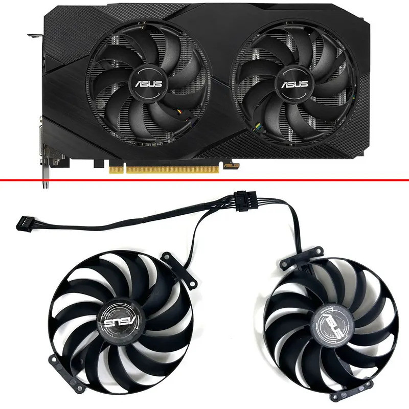 Quạt làm mát MỚI 90MM T129215SU 6PIN CMP 30HX 、 CMP 40HX GPU QUẠT Cho ASUS CMP 40HX RTX2060 Quạt Car