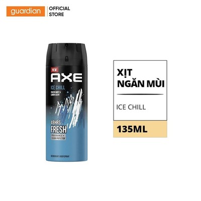 Xịt Nước Hoa Toàn Thân Axe Ice Chill 135ml | Guardian Việt Nam