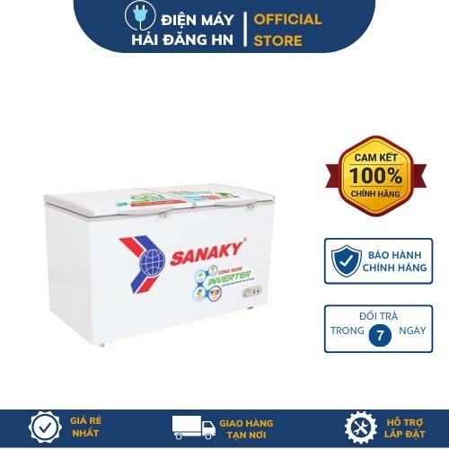 Tủ đông Inverter Sanaky 365 lít VH-5699W3 Điện Máy Hải Đăng HN