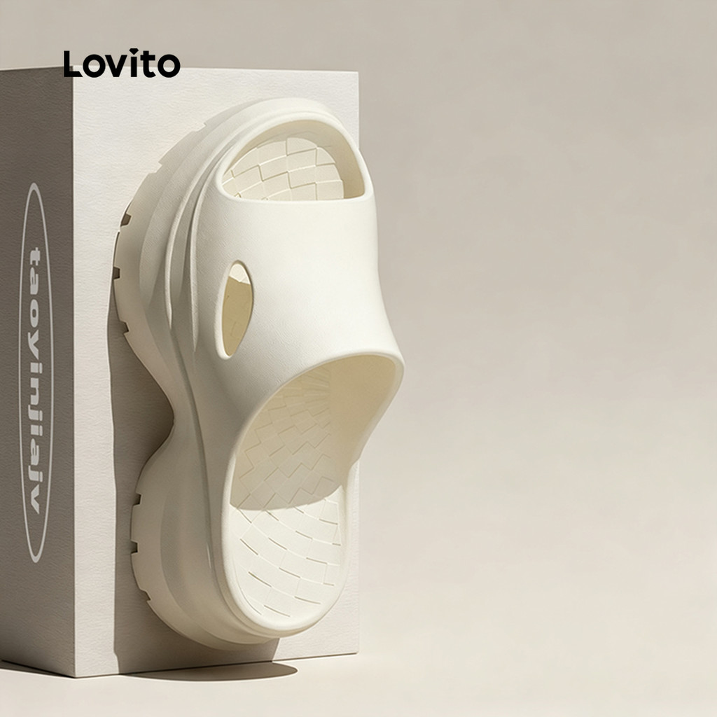 Lovito Dép sandal nữ thiết kế đơn giản phong cách thường ngày LFAS5046 | BigBuy360 - bigbuy360.vn