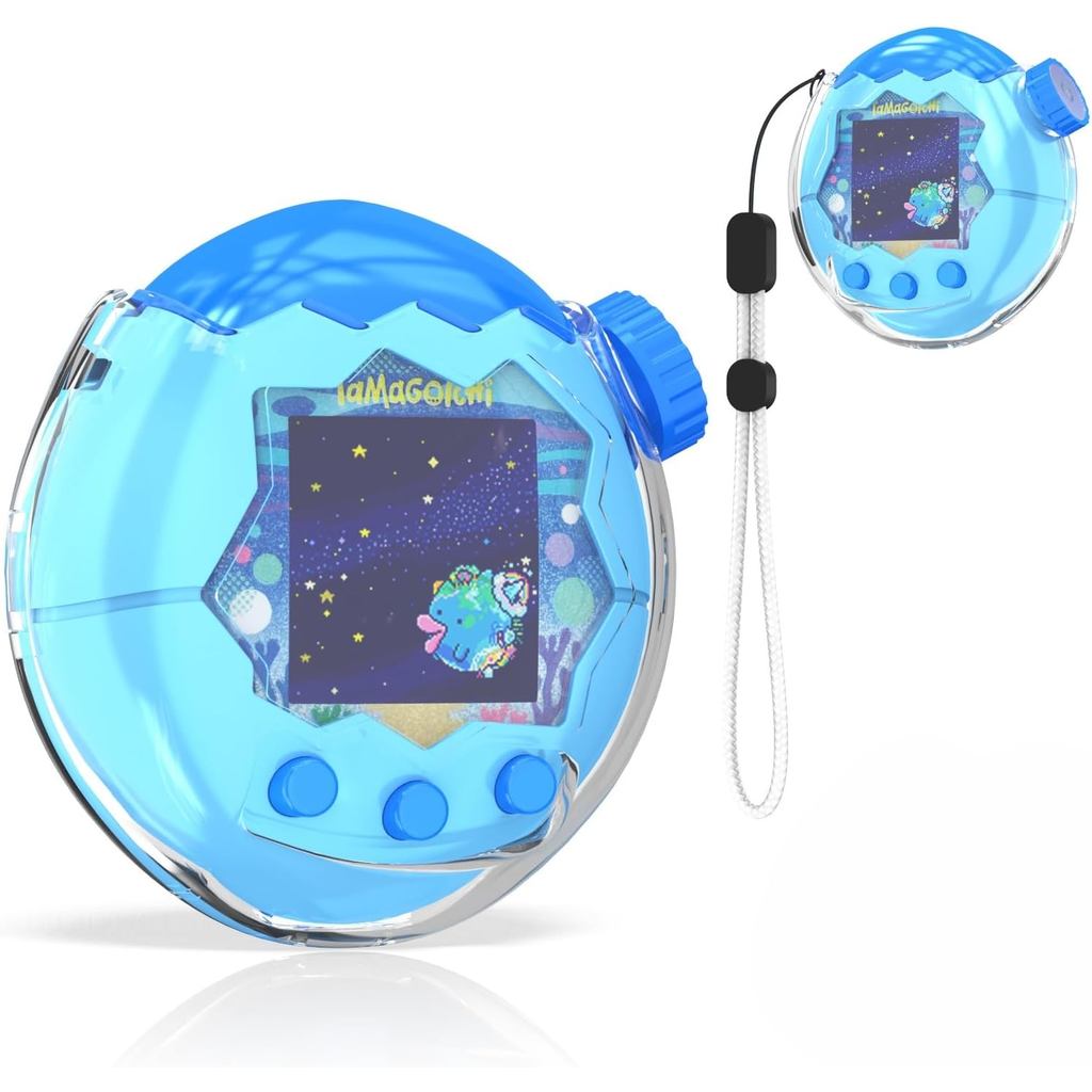 Ốp Lưng Trong Suốt Cho Tamagotchi Paradise Có Dây Buộc Và Pick, Vỏ Tương Thích Với Tamagotchi Paradi