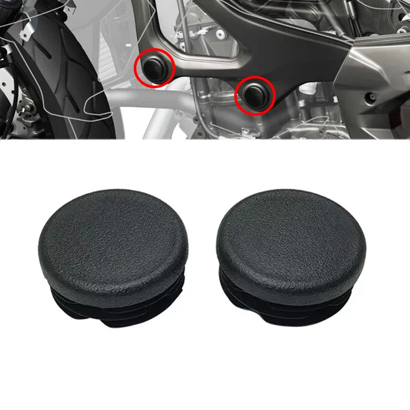 TC 2 Chiếc Xe Máy Khung Lỗ Nắp Cắm Trang Trí Khung Nắp Cho Xe BMW F800GS F900GS F800 GS F 800 900GS 