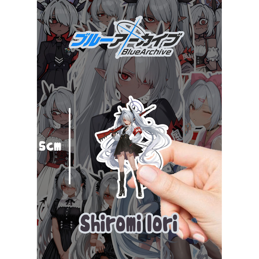 [Blue Archive] Set 71 sticker Shiromi Iori 🌸 ko trùng nhau, đã cắt sẵn, dành cho fan anime