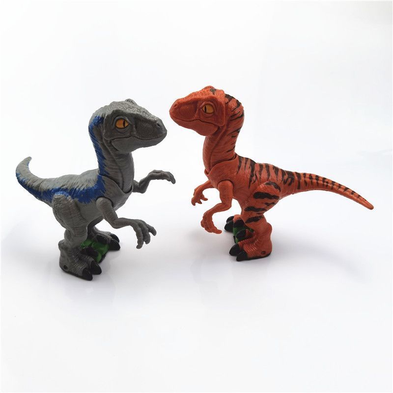 Số lượng lớn Mattel Mattel Khủng long di chuyển miệng Velociraptor Đồ chơi trang trí mô hình c