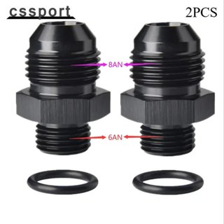 2 Chiếc ORB -6 -8 Vòng Tròn Boss AN6 AN8 Đến 6AN 8AN Nam Adapter Lắp W2QQ