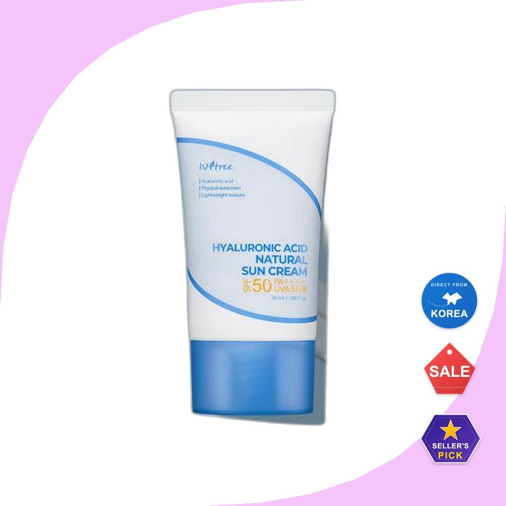 ISNTREE [istree] Kem chống nắng tự nhiên Hyaluronic Acid 50ml / Kem chống nắng Hàn Quốc / Bảo vệ quầ