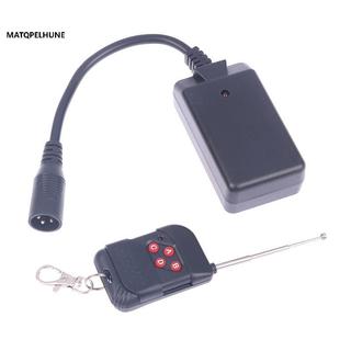 MATQPELHUNE Bộ thu điều khiển từ xa không dây XLR di động 3 chân cho máy sương mù Bộ điều khiển sân khấu DJ Bộ tiếp nhận Fogging 400W 900 1500W VN