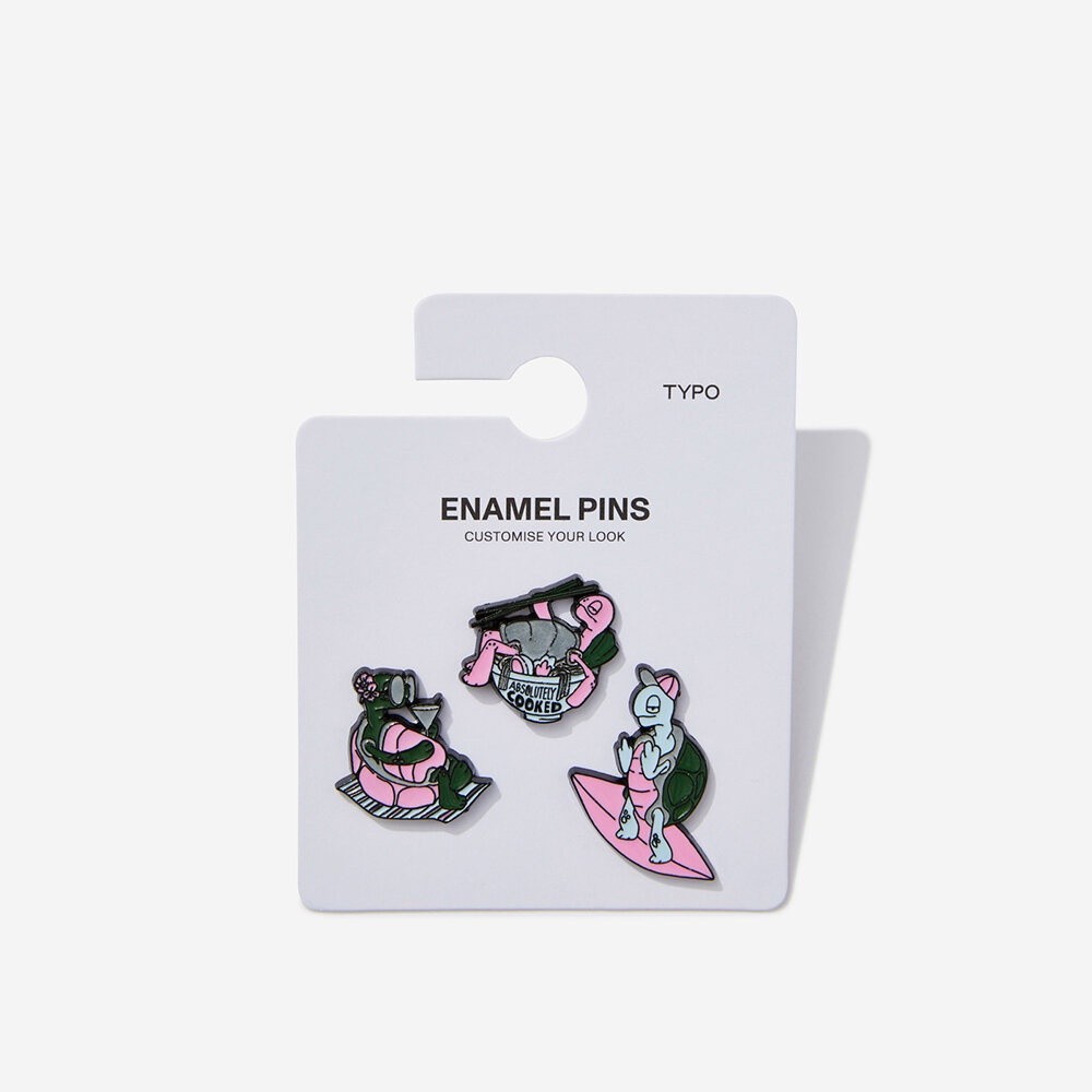 TYPO - Huy Hiệu Cài Áo Enamel Pins 3Pack - 1685799-12