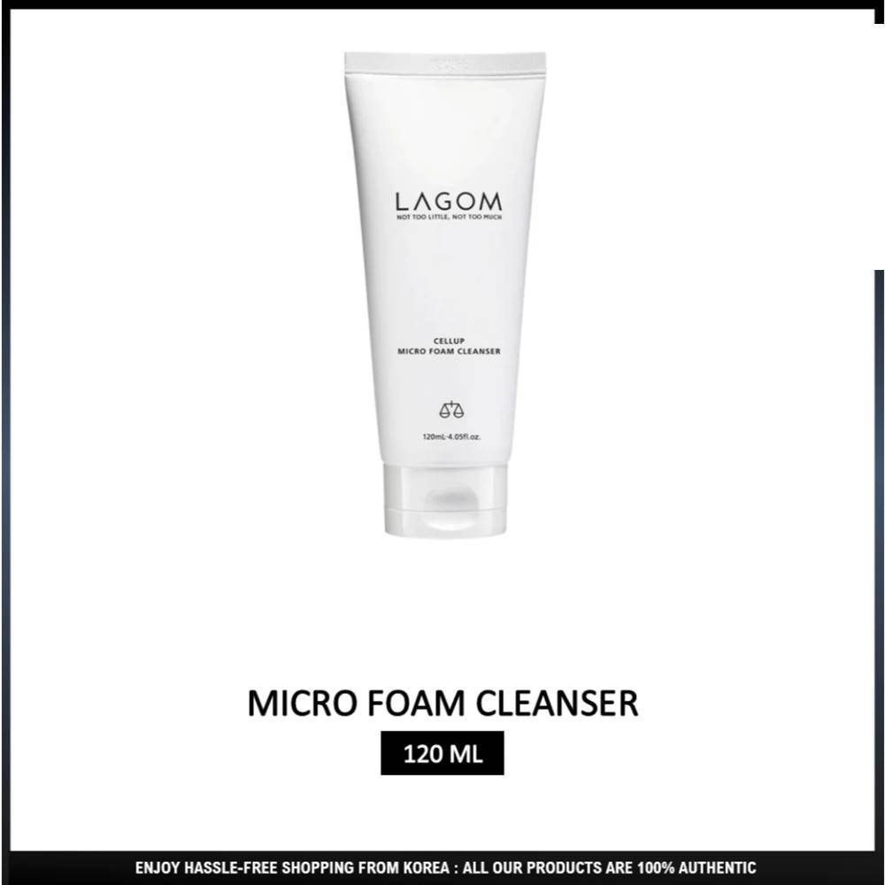 LAGOM Cellup Micro Foam Cleanser lagom Amino Acid Facial Cleanser 120ml