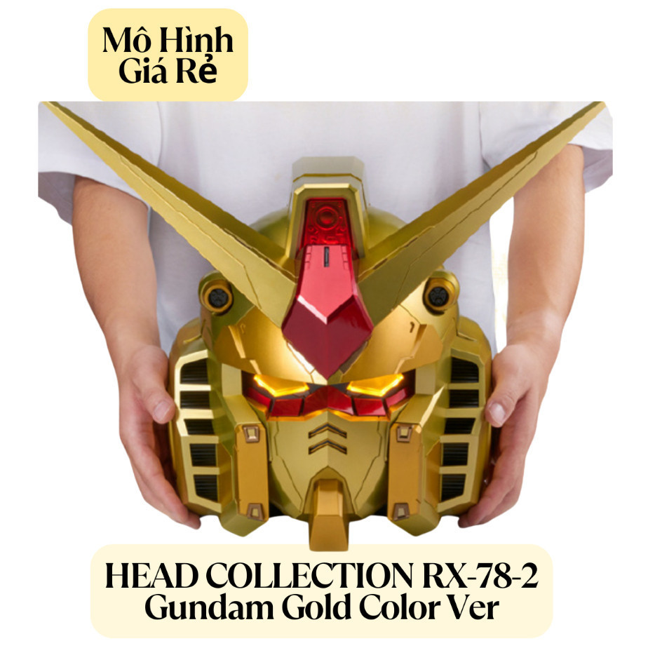 Mô Hình Head Collection RX-78-2 Gundam Gold Color Ver – BL | Mô Hình Đầu Gundam Trưng Bày - GundamGa