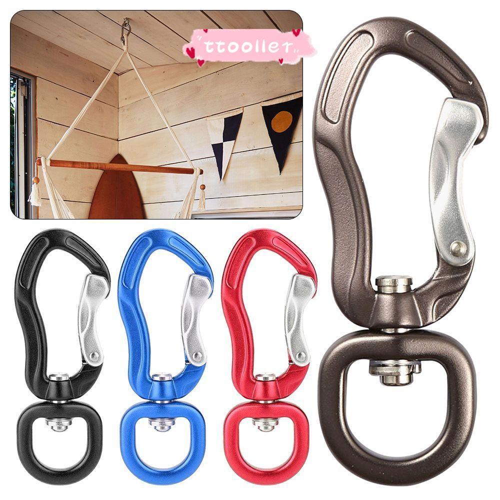 TTOOLLER Professional Carabiner Nhôm Ngoài Trời Ascend D Shape Security Master Lock