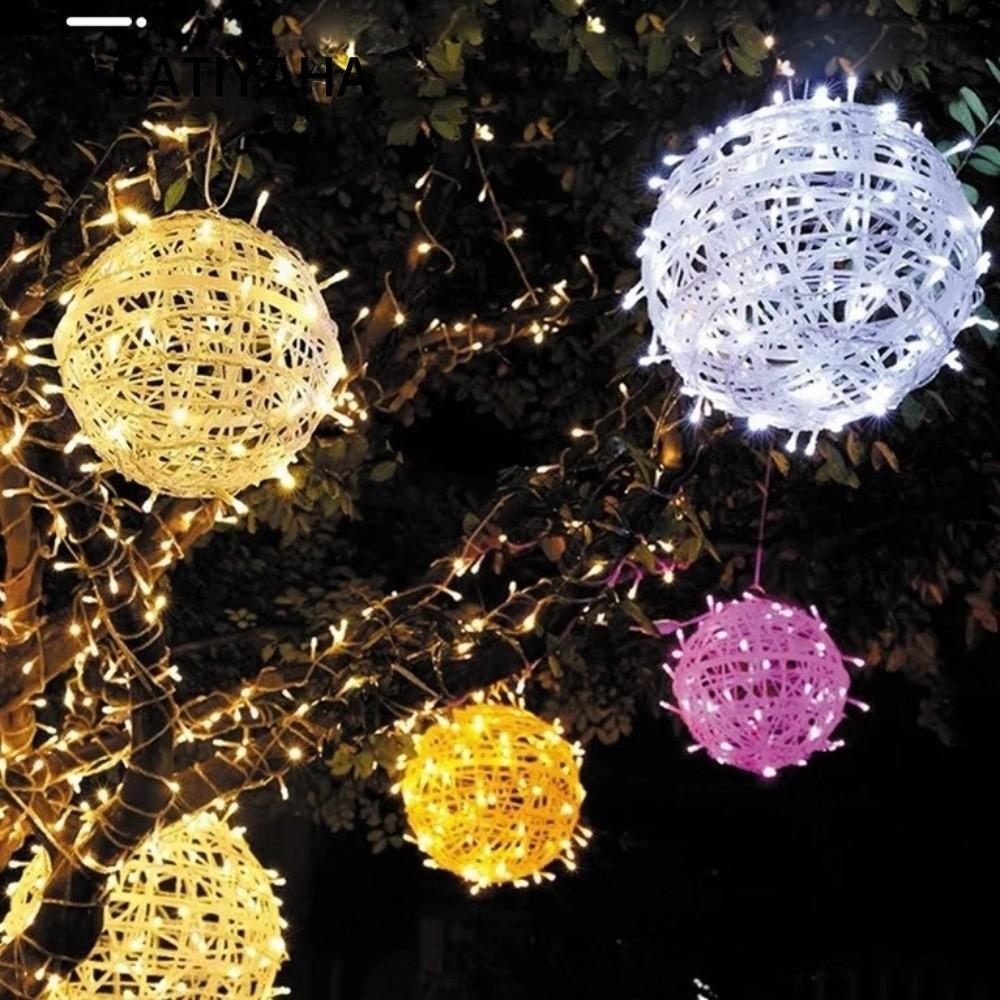Đèn treo trang trí sân vườn CATIYAHA, Bóng mây 220V Festoon Bóng mây, Đèn LED năm 20 / 28CM Ramadan 