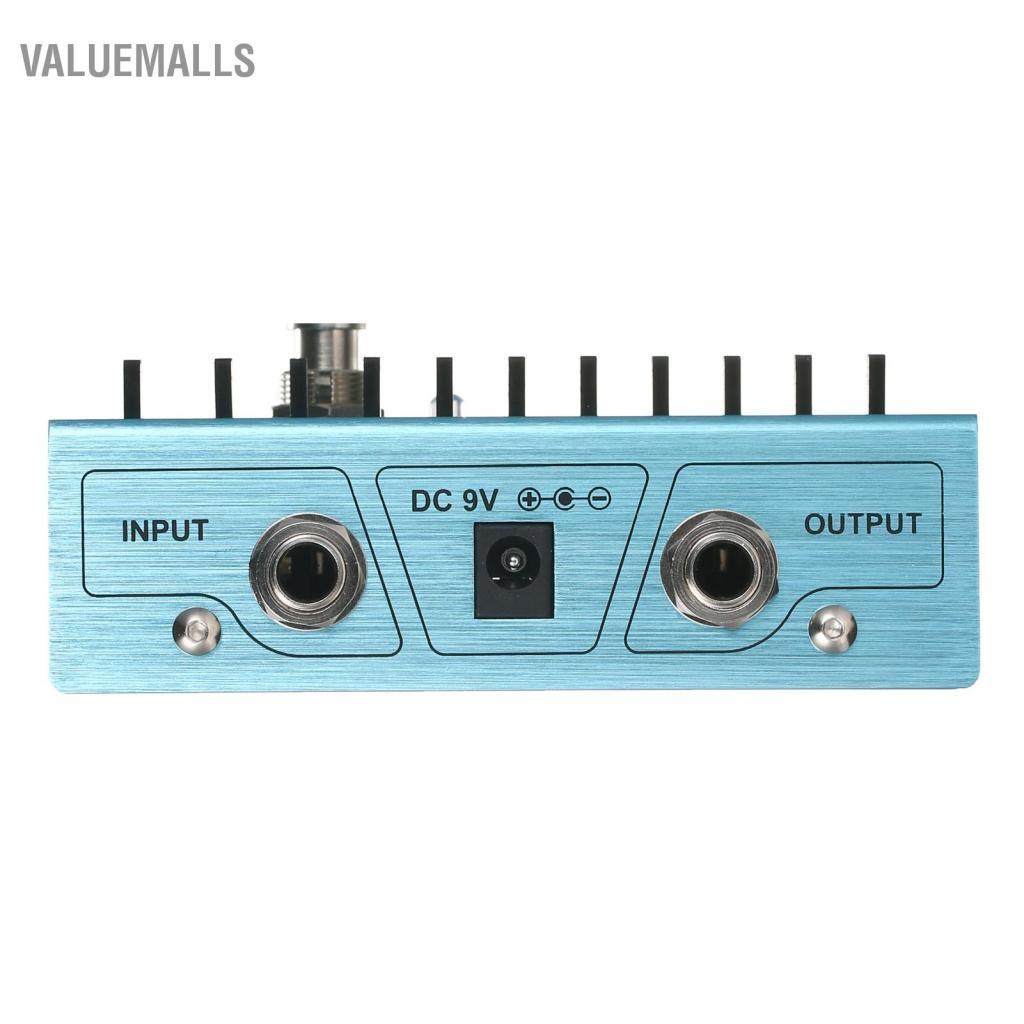 Valuemalls 10 Band EQ Guitar Effect Pedal Mini Equalizer với True Bypass cho Bass Thân hợp kim nhôm