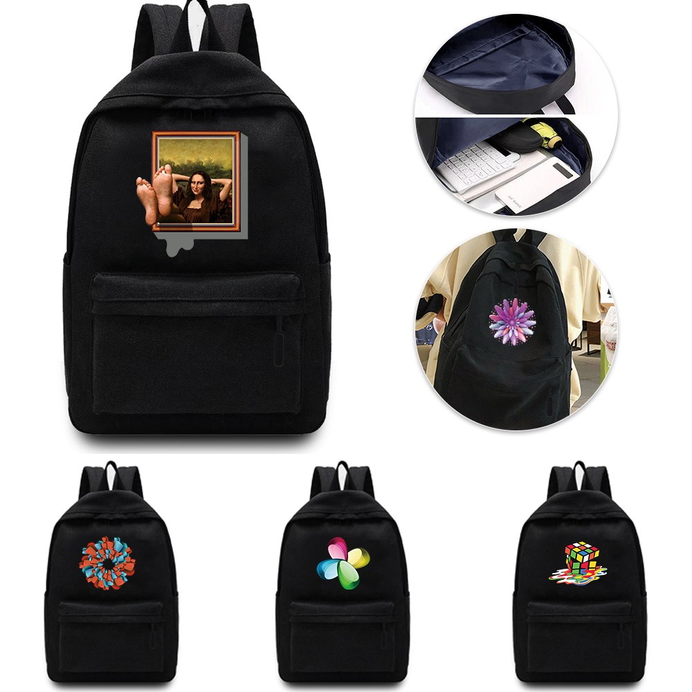 Large capacity double-shoulder backpack Casual Lightweight small shopping backpack In stock Laptop b