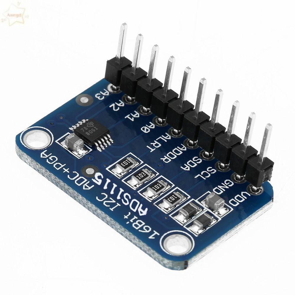 Bảng phát triển AWNGD ADS1115, Mô-đun analog sang kỹ thuật số ADS1115 16Bit, Giao diện I2C công suất