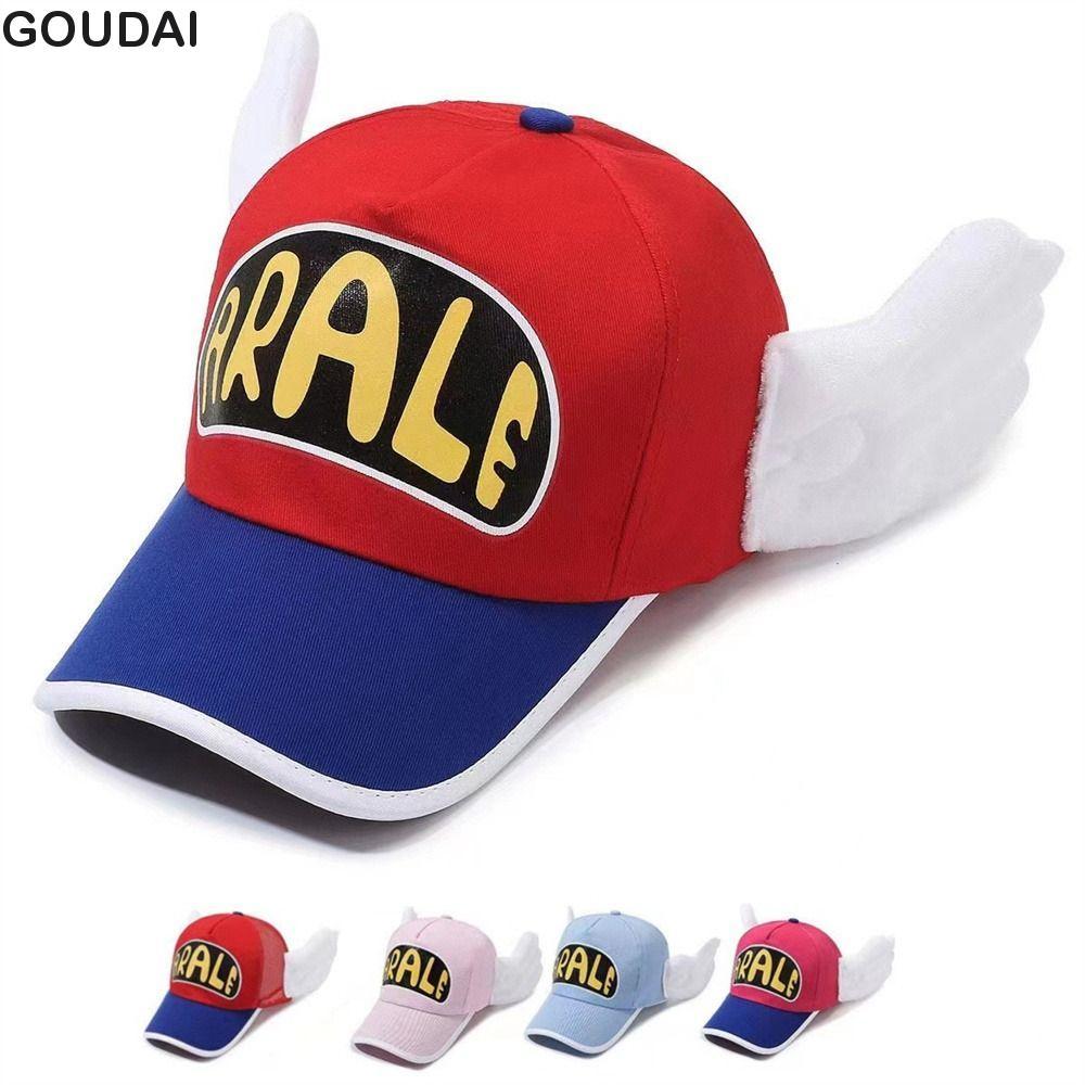 Mũ bóng chày GOUDAI Arale, Mũ Dr.Slump màu kẹo có thể điều chỉnh, Mũ chống nắng Cánh thiên thần Phim