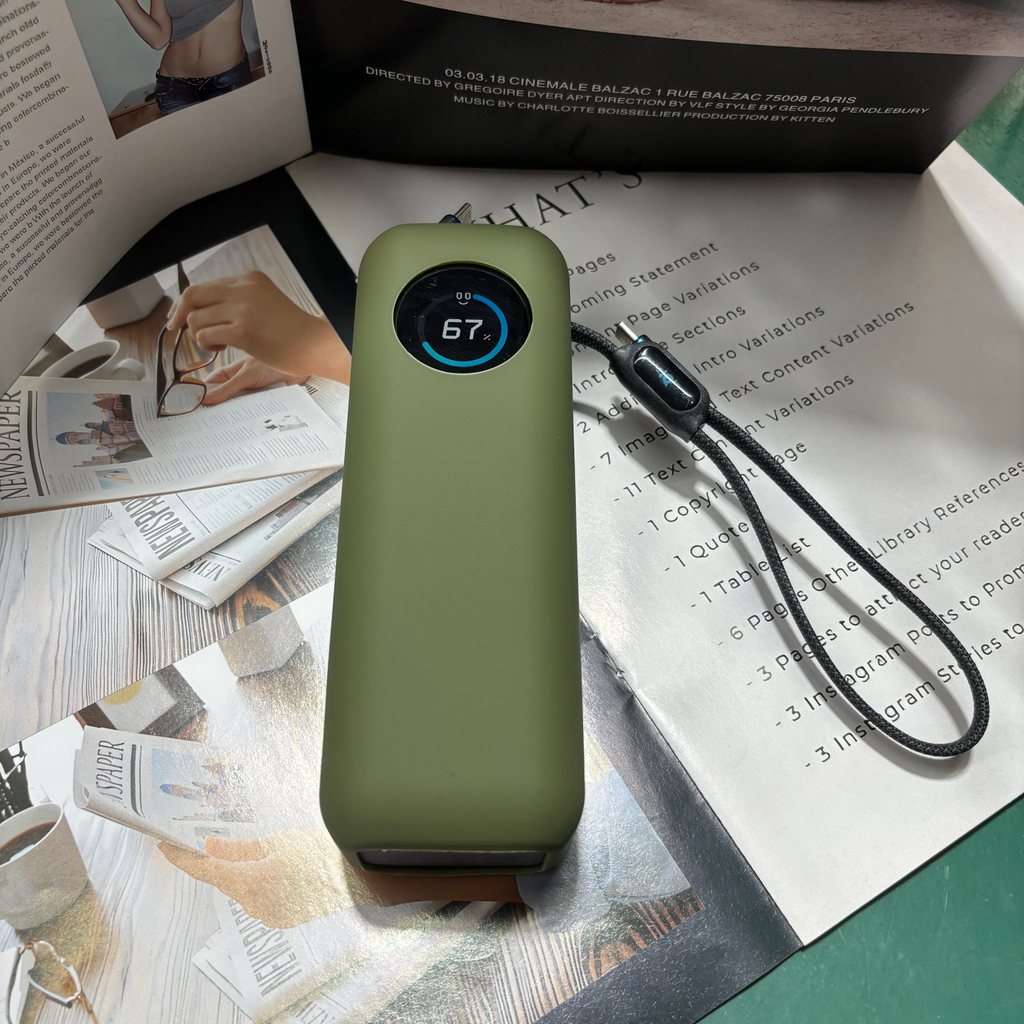 Thích hợp cho Anker Zolo Anker A1695 Power Bank Vỏ bảo vệ silicon chuyên dụng Chống sốc Chống trượt