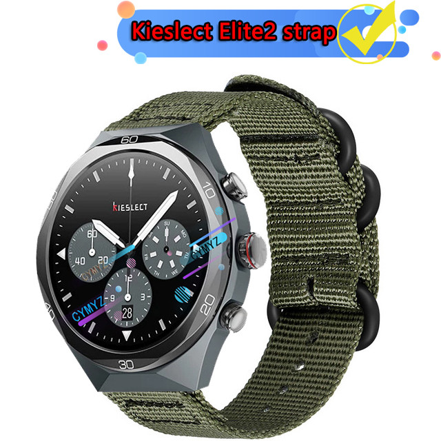 Dây đeo Kieslect Elite 2 Dây đeo Nylon Kieslect AI Smartwatch Elite2 Dây đeo cổ tay thể thao