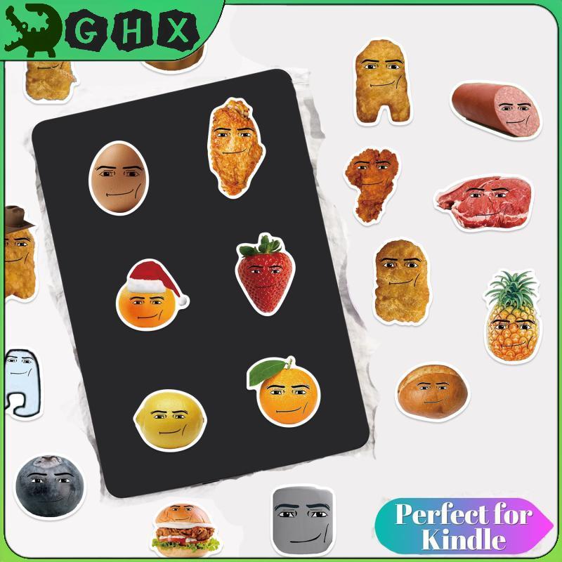 GHX 58 Cái Gà Nugget Meme DIY Dán Thêu Sò Điện Thoại Hành Lý Ván Trượt Chống Thấm Nước Đề Can Dễ Thư