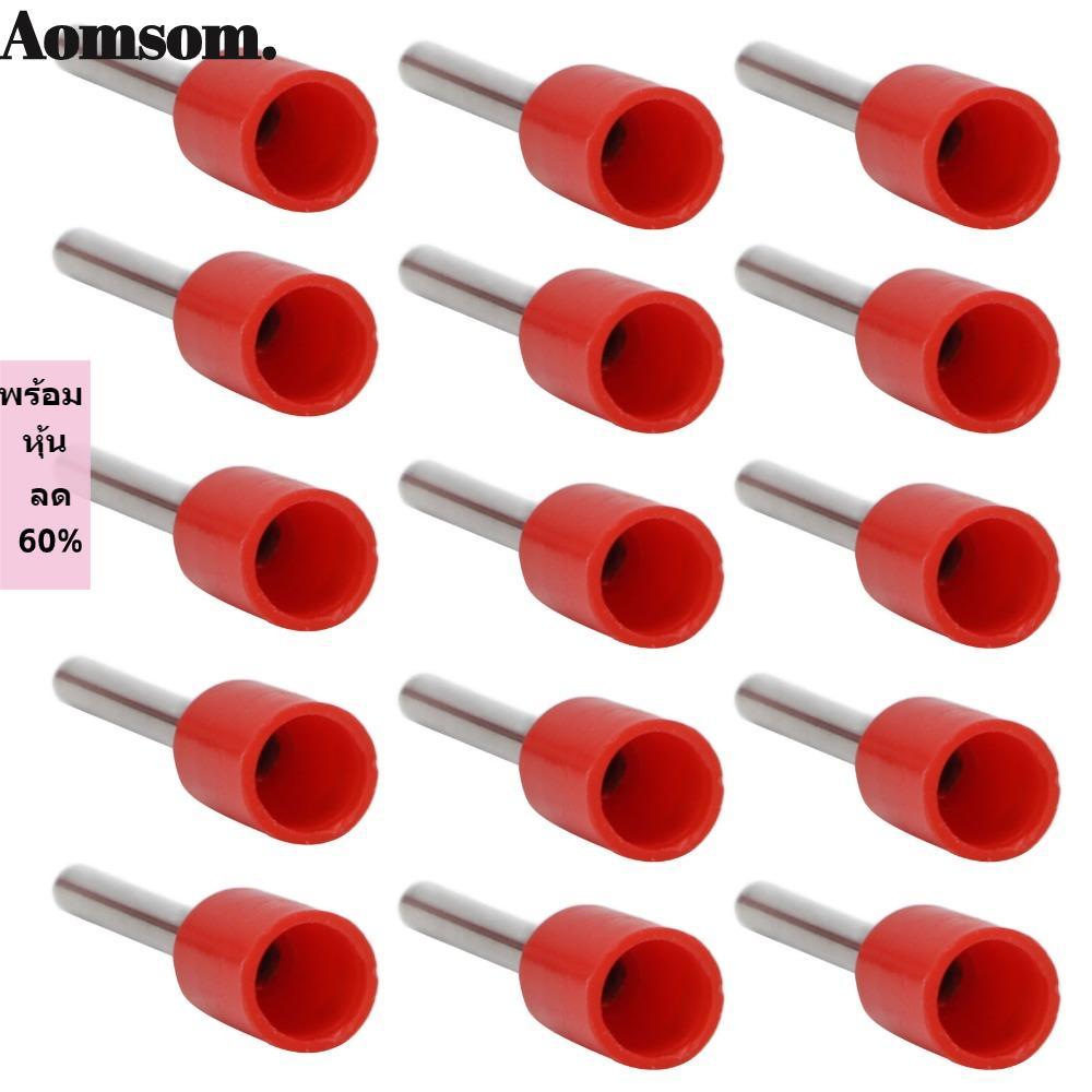 AOMSOM 1000 Chiếc Thiết Bị Đầu Cuối Ferrules Cách Nhiệt, Bộ Đầu Nối Ferrule Dây Chất Liệu Đồng Đỏ, C