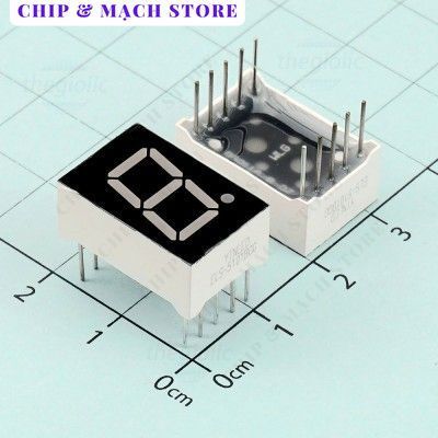[3 Cái]- 5101BG LED 7 Đoạn 0.5inch Xanh Lá 1 Số Dương Chung Chip & Mạch Store