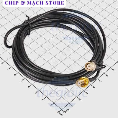 RG174 Dây Nối Ăng Ten Đầu SMA Đực-Cái Dài 2M Type-B Chip & Mạch Store