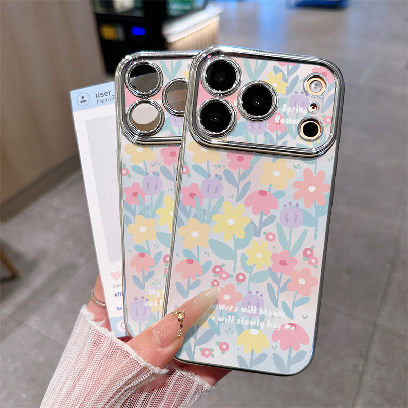 Ốp OPPO A60 A58 A18 A38 Reno F19 Floral Bloom TPU Mềm Siêu Mỏng Nhẹ