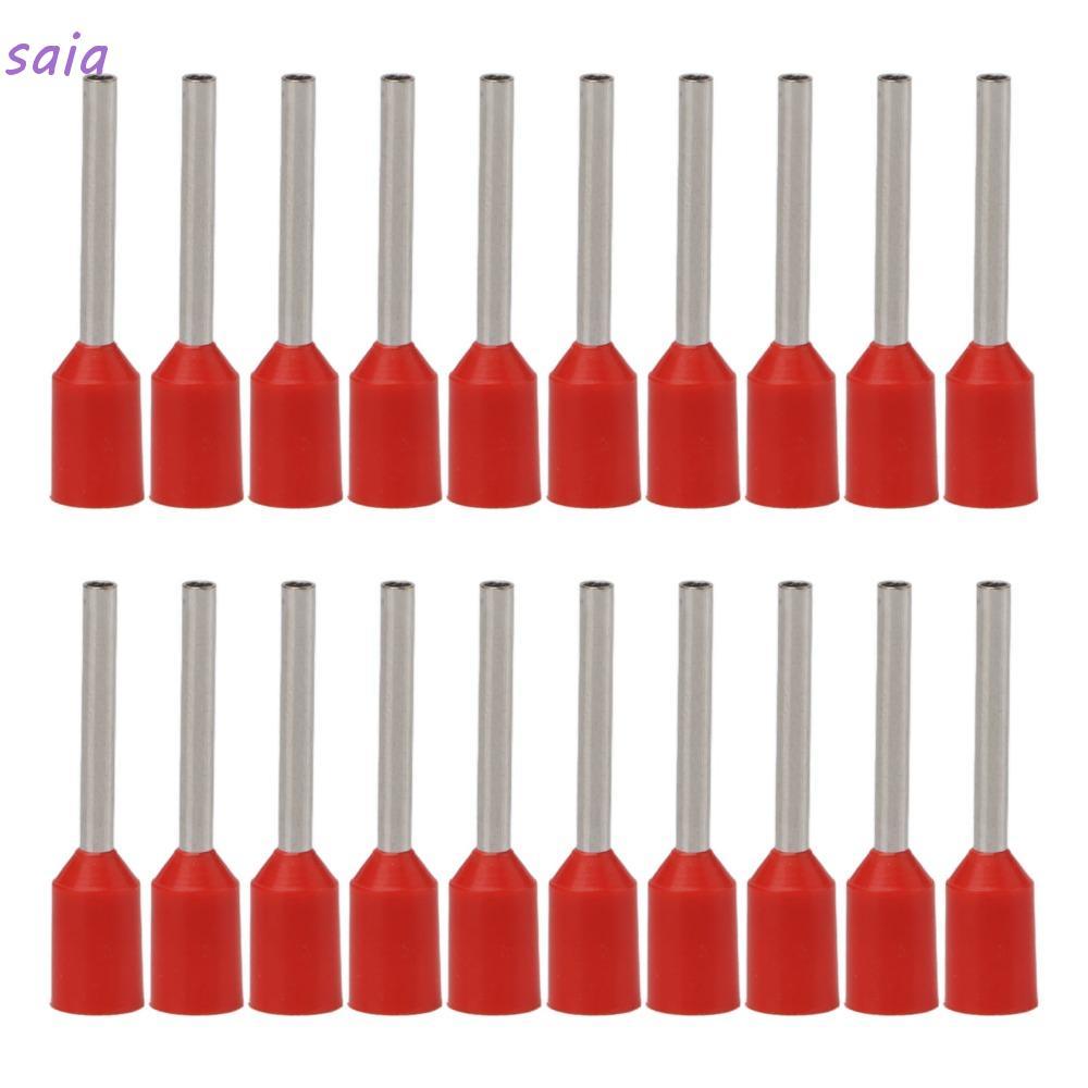SAIA 1000 Chiếc Thiết Bị Đầu Cuối Ferrules Cách Nhiệt, Dành Cho Dây AWG22 (0.5mm2) Bộ Đầu Nối Ferrul