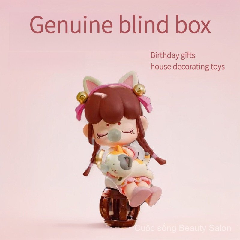 Rolife rolife Nanci Năm Vàng Kẹp Tóc Series Đồ Trang Trí Chơi Hợp Thời Trang, Quà Tặng Hộp Bí Ẩn Búp