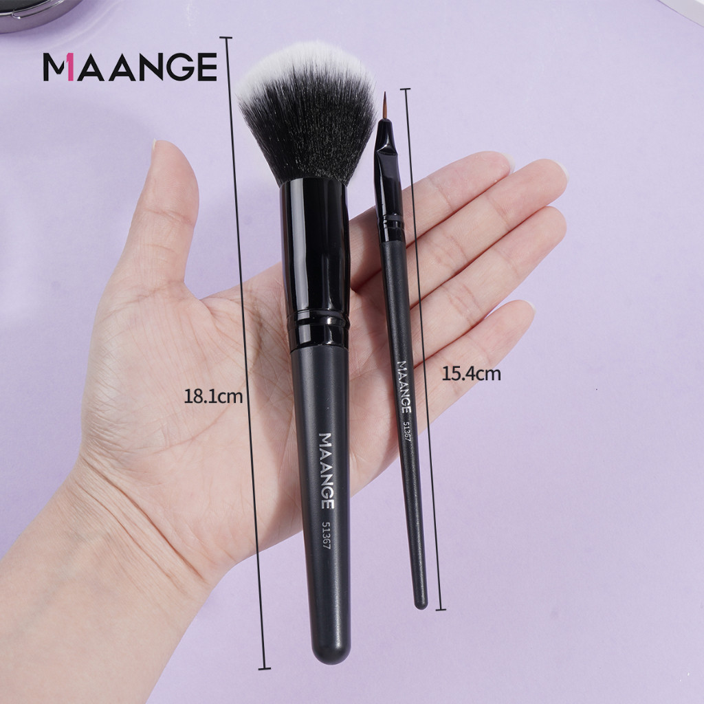 Bộ cọ trang điểm cao cấp 12 món MAANGE, dụng cụ làm đẹp chuyên nghiệp có túi đựng cọ 51367 | BigBuy360 - bigbuy360.vn