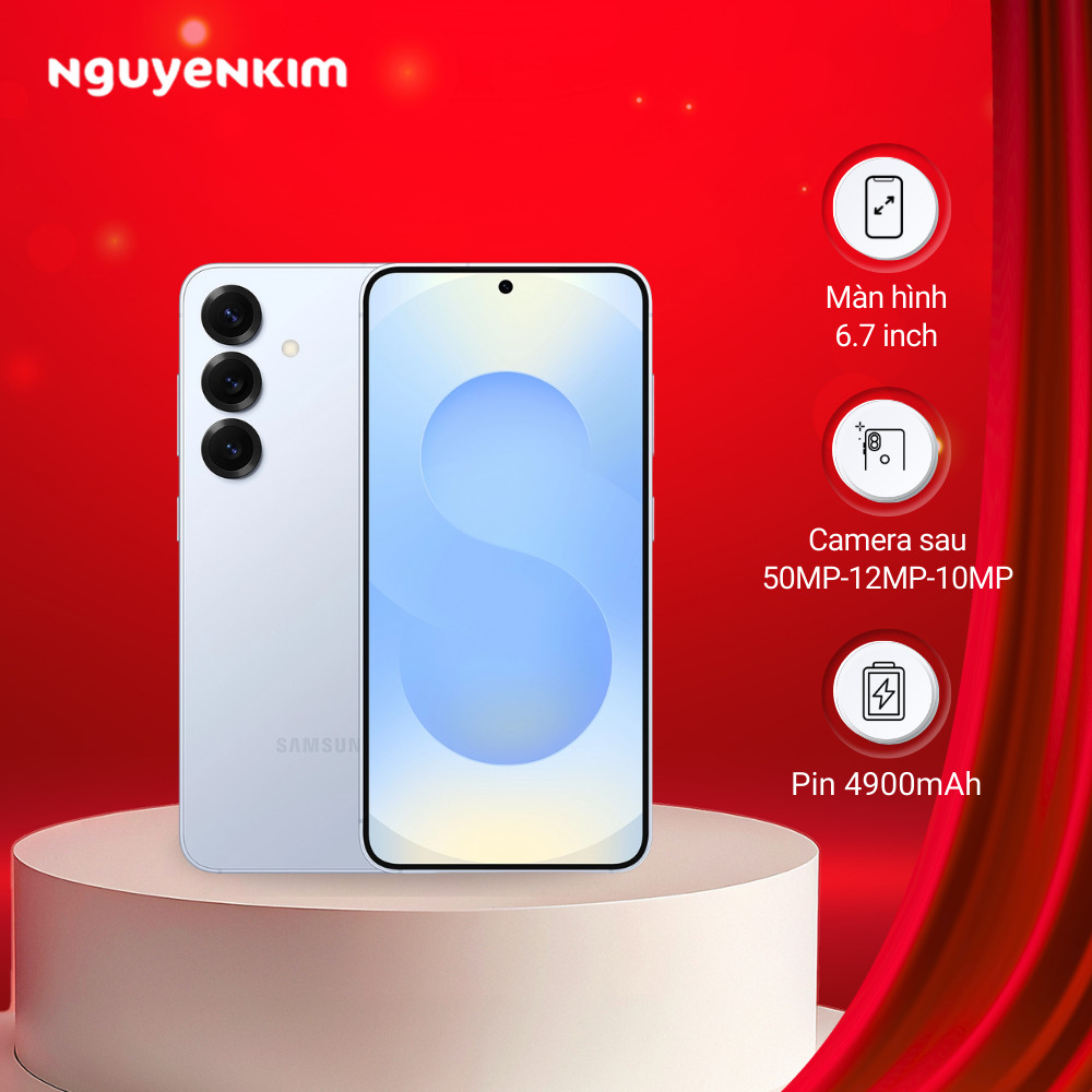 [Mới 2025] Điện thoại Samsung Galaxy S25 Plus 5G 12GB/256GB (SM-S936B/DS) Xanh dương nhạt
