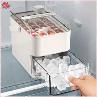 Máy làm đá N & X 28 / 56-Cube có khả năng ép dễ dàng - Hai lớp, Thiết kế di động, Bảo quản đá gia đình.
