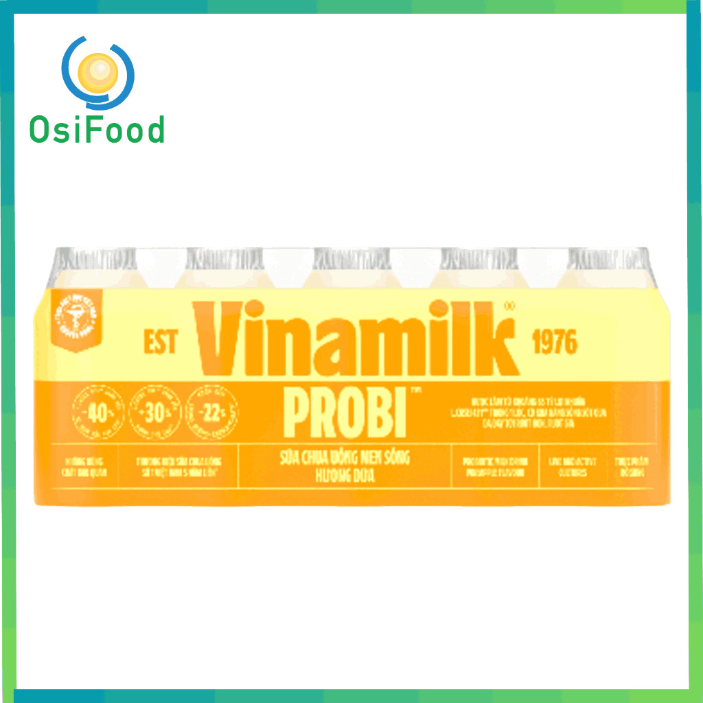Sữa chua uống Vinamilk Probi dứa 5x65ml