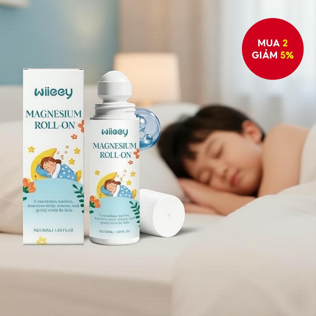 Serum lăn ngủ cho trẻ em Magie 50ml với Lavender và Hoa cúc để thư giãn