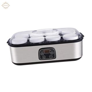 Máy làm sữa chua điện Chuyên nghiệp DIY Đa chức năng Tiếng ồn thấp Hộ gia đình 1.4L với 8 bình sữa chua Máy sữa chua tự động
