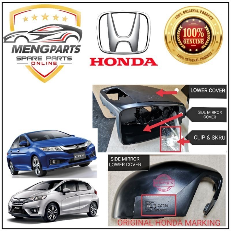 HONDA JAZZ T5A 2014 CITY T9A 2014 GƯƠNG BÊN NHÀ Ở BÌA GƯƠNG CERMIN BÌA 76205-T5A-J21 76255-T5A-J21 P