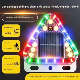 🚚Đèn Cảnh Báo Sau Xe Ô Tô – Sạc Năng Lượng Mặt Trời, Cảm Biến Ánh Sáng, Đèn Flash Chống Sương Mù Đèn Hậu Cảnh Báo Năng