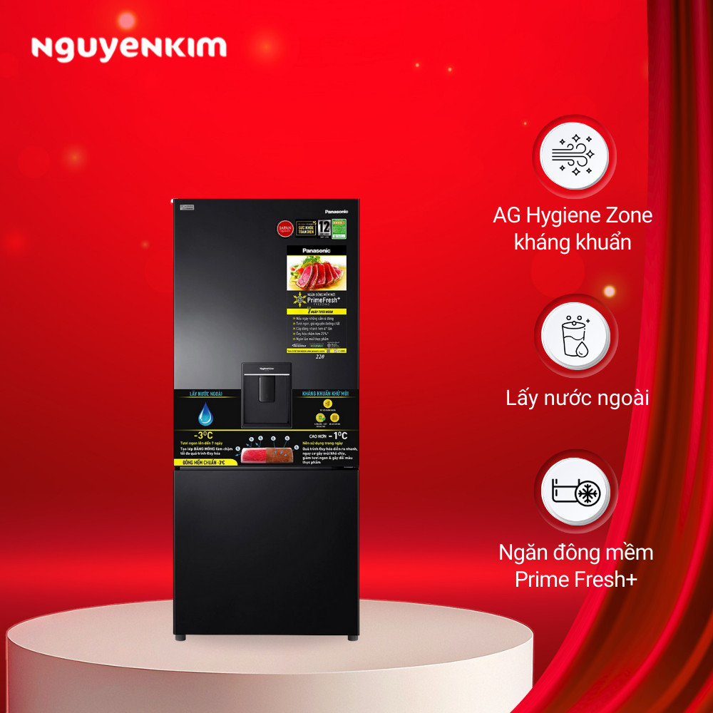 Tủ lạnh Panasonic Inverter 377 lít NR-BX421GPKV