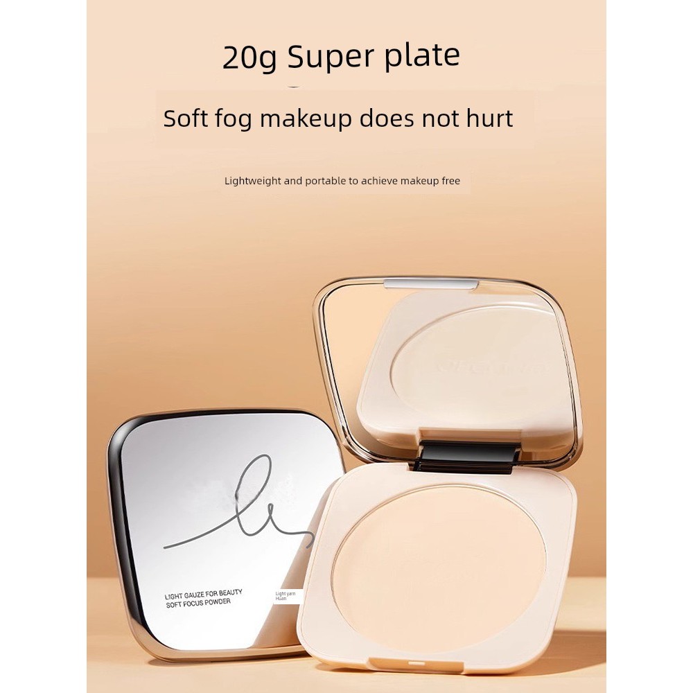 Bột ép lớn 20gSoft Focus Loose Powder Setting Makeup Oil Control Long Lasting Sanding Concealer Purp